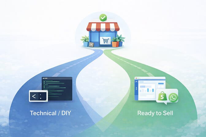 Decision framework for choosing AI agent setup for your store