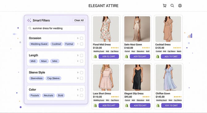 AI-powered smart filters for Shopify ecommerce