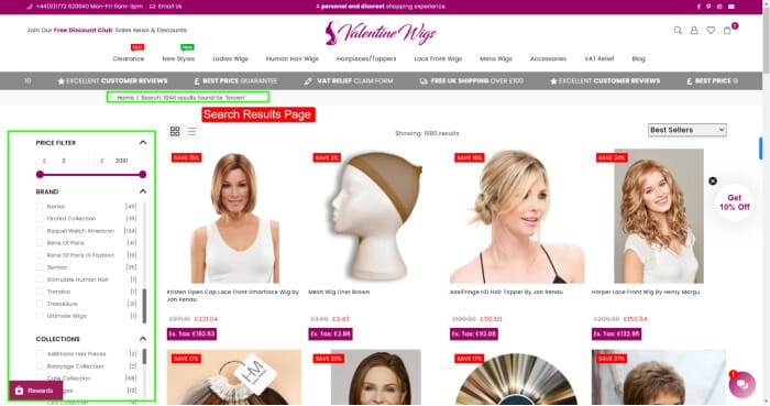 Shopify Faceted Search