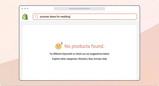 The search gap in Shopify native search for ecommerce stores