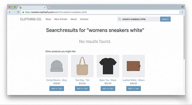 Shopify default search vs better search apps