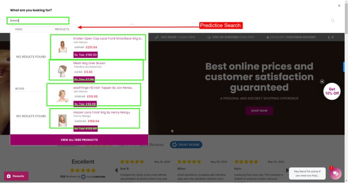 Shopify Predictive Search