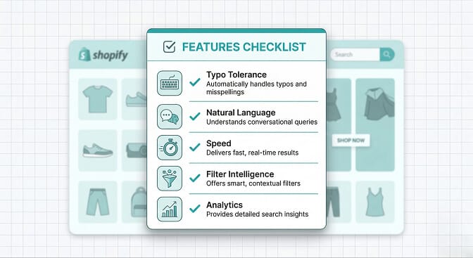 Advanced search checklist for Shopify stores