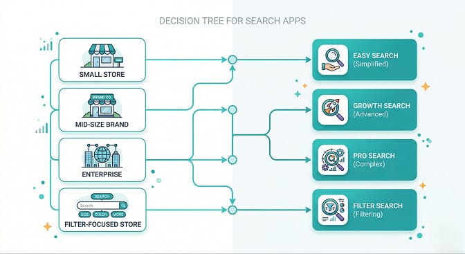 Ecommerce search comparison analytics