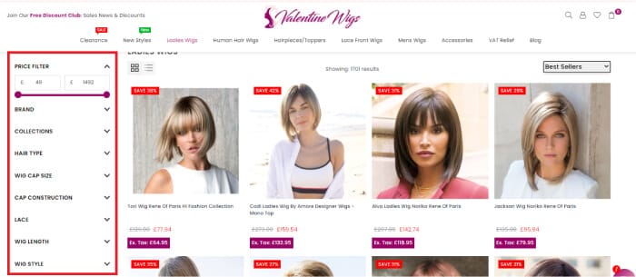 Shopify Search Filters