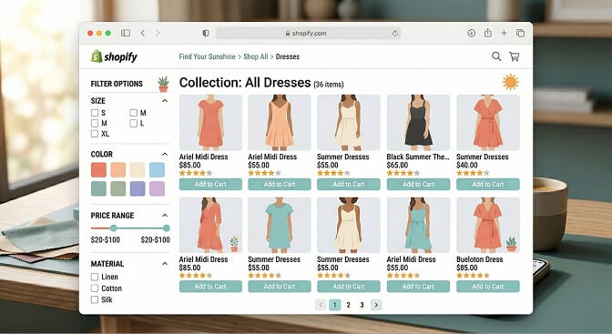 High-converting Shopify collection page merchandising patterns