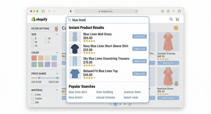 Shopify site search as your best salesperson