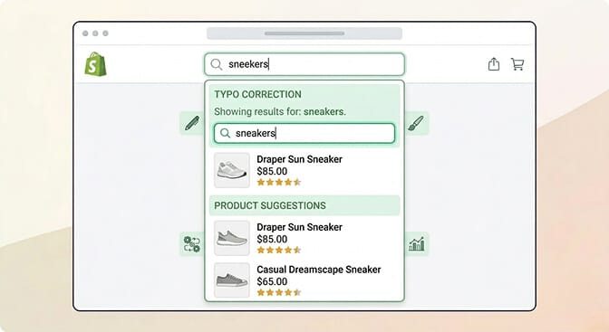 Typo tolerance and synonym handling in autocomplete search