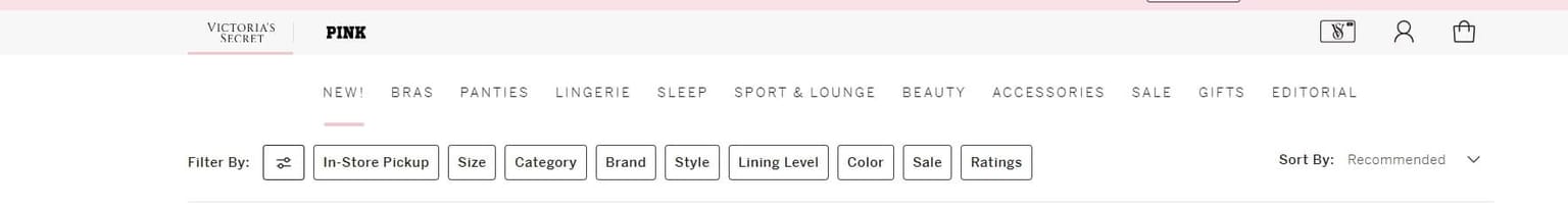 Which filter types (e.g., color, size, brand, price) are most relevant to my product range?